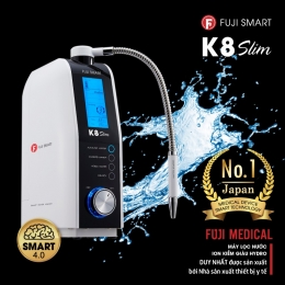 Máy điện giải ion kiềm FUJI SMART K8 Slim FUJI SMART K8 Slim thương hiệu đến từ Nhật Bản.    